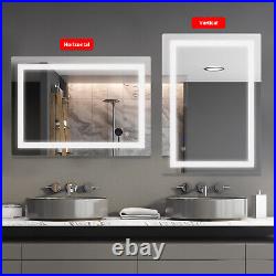 Anti-fog LED Vanity Mirror Dimmable Lights Bathroom Mirror 3628/3224