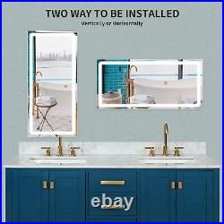 DURASPACE Led Lighted Bathroom Mirror Dimmable Vanity Mirror for bathroom