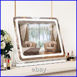 Desk Mirror with Light Makeup Mirror with Lights Vanity Mirror with Lights Large