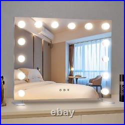 FASCINATE Hollywood Vanity Mirror with Lights, Lighted Makeup Mirror with 14