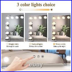 FASCINATE Hollywood Vanity Mirror with Lights, Lighted Makeup Mirror with 14