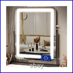 Gvnkvn Makeup Vanity Mirror with Lights 22 Large LED Lighted Mirror with 1