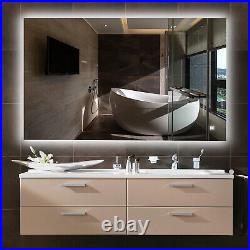 Hans&Alice Large 48inx30in LED Lighted Vanity Bathroom Mirror with Touch Button