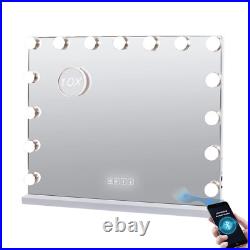Hansong Vanity Mirror with Lights and Bluetooth Hollywood Makeup Mirror with Blu