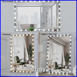 Hollywood LED Full Body Mirror, Extra Large Full Length Vanity, 3 Color Mode