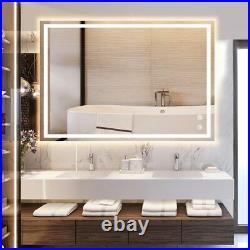 Hollywood Lighted Makeup Bathroom Mirror Dimmable Vanity Mirror Wall Beauty