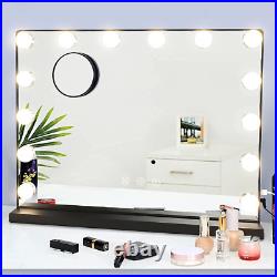 Hollywood Vanity Mirror Light, 20In Makeup Lighted Vanity Mirror, USB Outlet