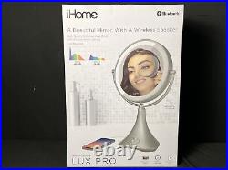 IHome iCVBT80SN Lux Pro Rechargeable LED Lighted Vanity Makeup Mirror Light New
