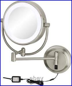 Kimball & Young 945-35-75HW Neomodern LED Lighted Wall Mirror Hardwired Nickel