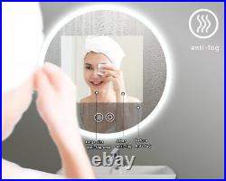 LED Bathroom Mirror with Lights, Adjustable Color Temperature