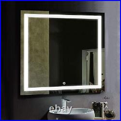 LED Bathroom Vanity Mirror with Light Inner Window Style, CCT Changeable Mirror