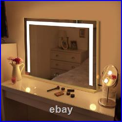 Makeup Lighted Vanity Mirror Table Top Lighted Beauty Dimmable LED Light Strips