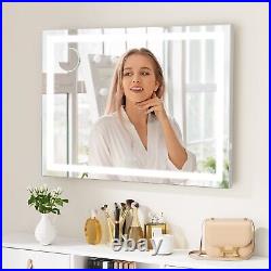 Makeup Vanity Mirror with LED Lights Tabletop/ Wall Mounted Cosmetic Mirror