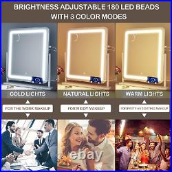 Makeup Vanity Mirror with Lights 22 Large LED Lighted Mirror with 10X Magnifi