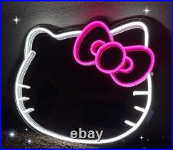 NIB Hello Kitty LED VANITY Wall Mirror BRIGHT Dimmable ADORABLE 35 CM X 30 CM