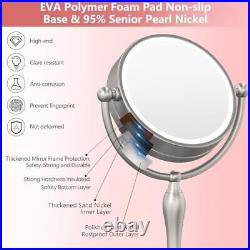 Professional 8.5 Lighted Makeup Mirror, 1X/10X Magnifying Vanity Mirror with