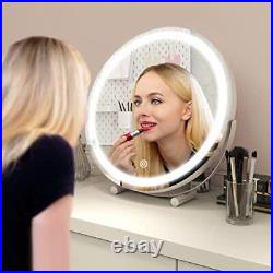 ROLOVE Vanity Makeup Mirror with Lights 18 Inch LED Makeup Mirror Lighted Van