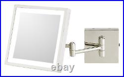 Single-sided Led Square Wall Mirror Rechargeable 3500k/chr