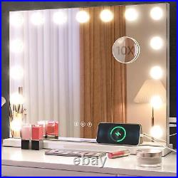 Uliyati Vanity Mirror with Lights, Vanity Mirror Hollywood Lighted Mirror Mak