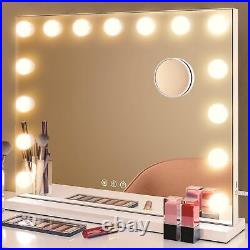 Uliyati Vanity Mirror with Lights, Vanity Mirror Hollywood Lighted Mirror Mak