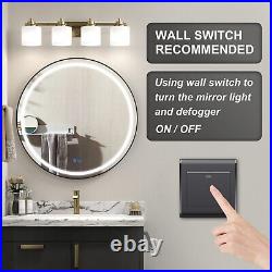 Vanity LED Lighted Anti Fog Bathroom Wall Mounted Makeup Mirror Touch