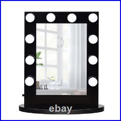 Vanity Mirror Hollywood Makeup Mirror Dimmer Light Wall Mounted 10 Bulbs Decor