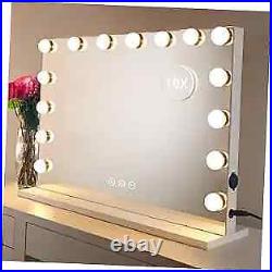 Vanity Mirror Makeup Mirror with Lights, Large Hollywood Lighted Vanity White