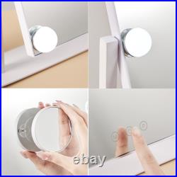 Vanity Mirror with 12 Dimmable Bulbs Lights, Three Color Lighting Modes, and 5X
