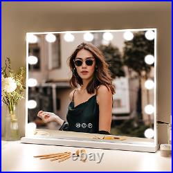 Vanity Mirror with Lights 22.8X 18.1 Makeup Mirror with Lights and 15 Dimmable