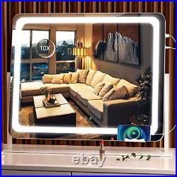 Vanity Mirror with Lights, 24.2 x 18.9 LED Make up Mirror, Light up Mirror