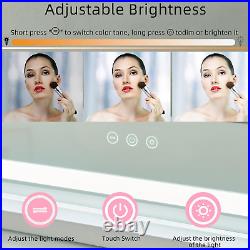Vanity Mirror with Lights, 32 X 22 Large Makeup Hollywood Mirror with Lights