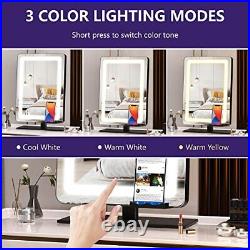 Vanity Mirror with Lights, 32 x 22 LED Makeup Mirror, Lighted Makeup Mirror