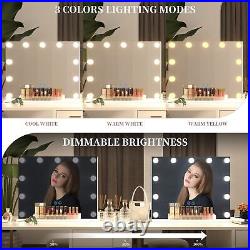 Vanity Mirror with Lights, Hollywood LED Makeup Mirror with 11 Dimmable Bulbs