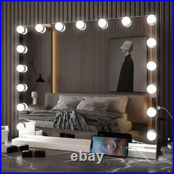 Vanity Mirror with Lights, Hollywood Lighted Makeup Mirror, Bedroom Vanity