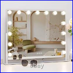 Vanity Mirror with Lights Hollywood Makeup Mirror 15 C-white-360°rotation