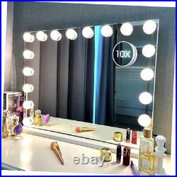Vanity Mirror with Lights-Large Makeup Mirror Hollywood Lighted XL-18LED