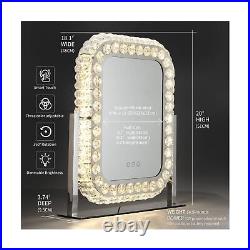 Vanity Mirror with Lights Lighted Makeup Mirror Large Crystal Hollywood Vanit