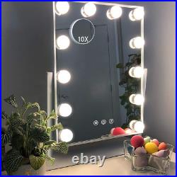 Vanity Mirror with Lights Makeup Mirror with Lights 12 Dimmable Bulbs Hollywood