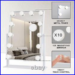 Vanity Mirror with Lights Makeup Mirror with Lights 12 Dimmable Bulbs Hollywood